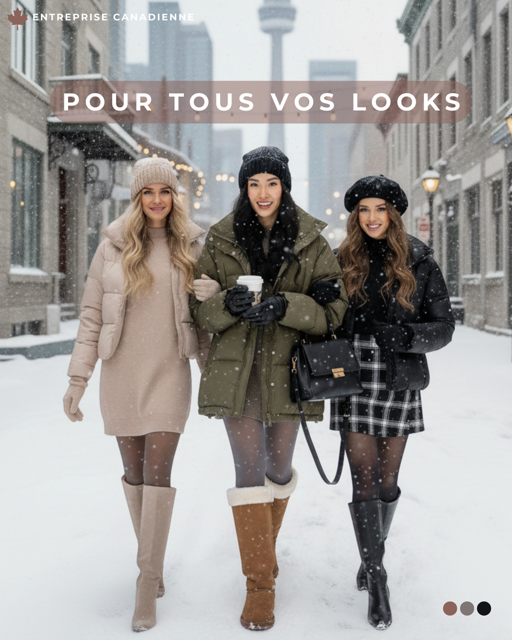 Collants polaires effet transparent