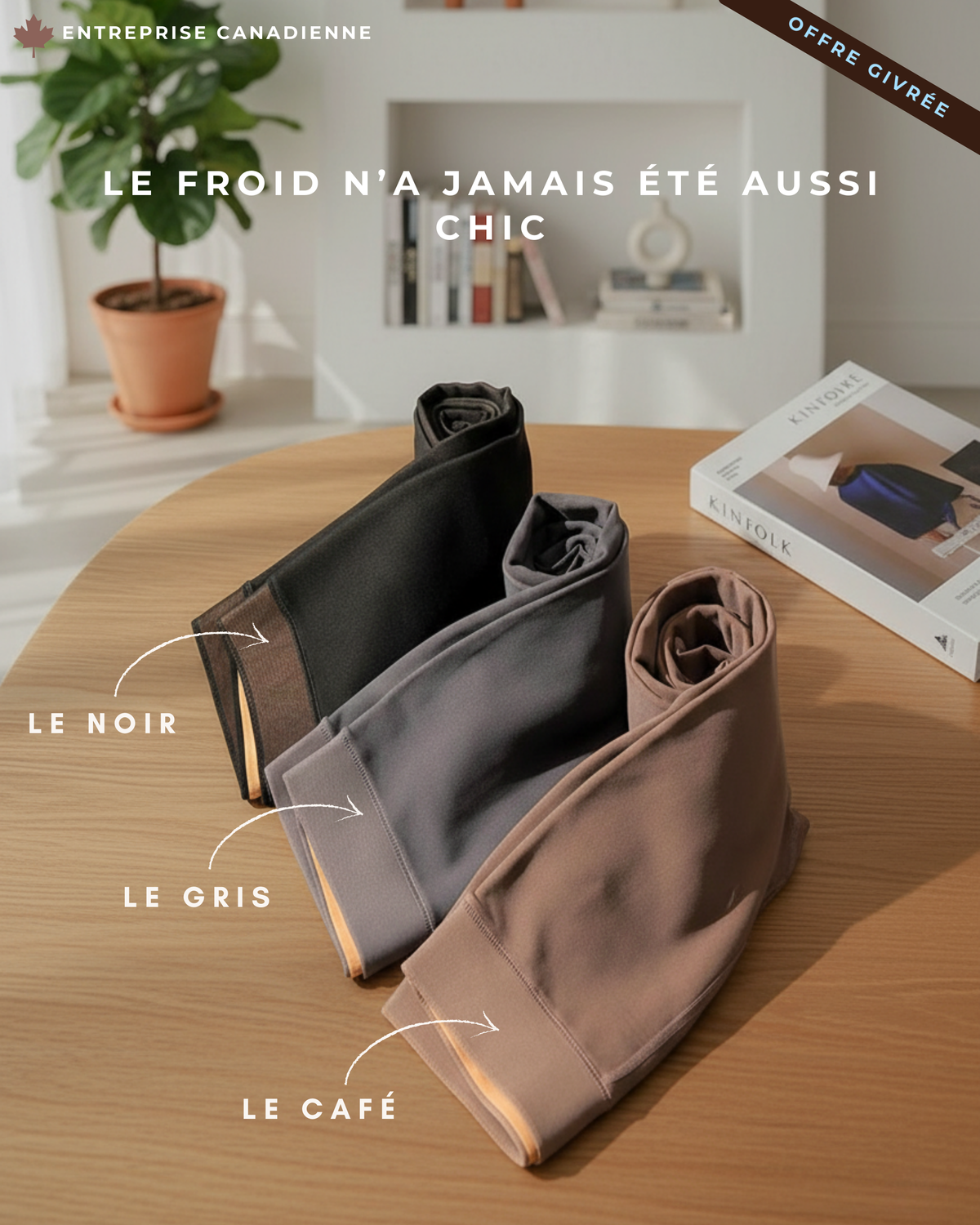 Collants polaires effet transparent